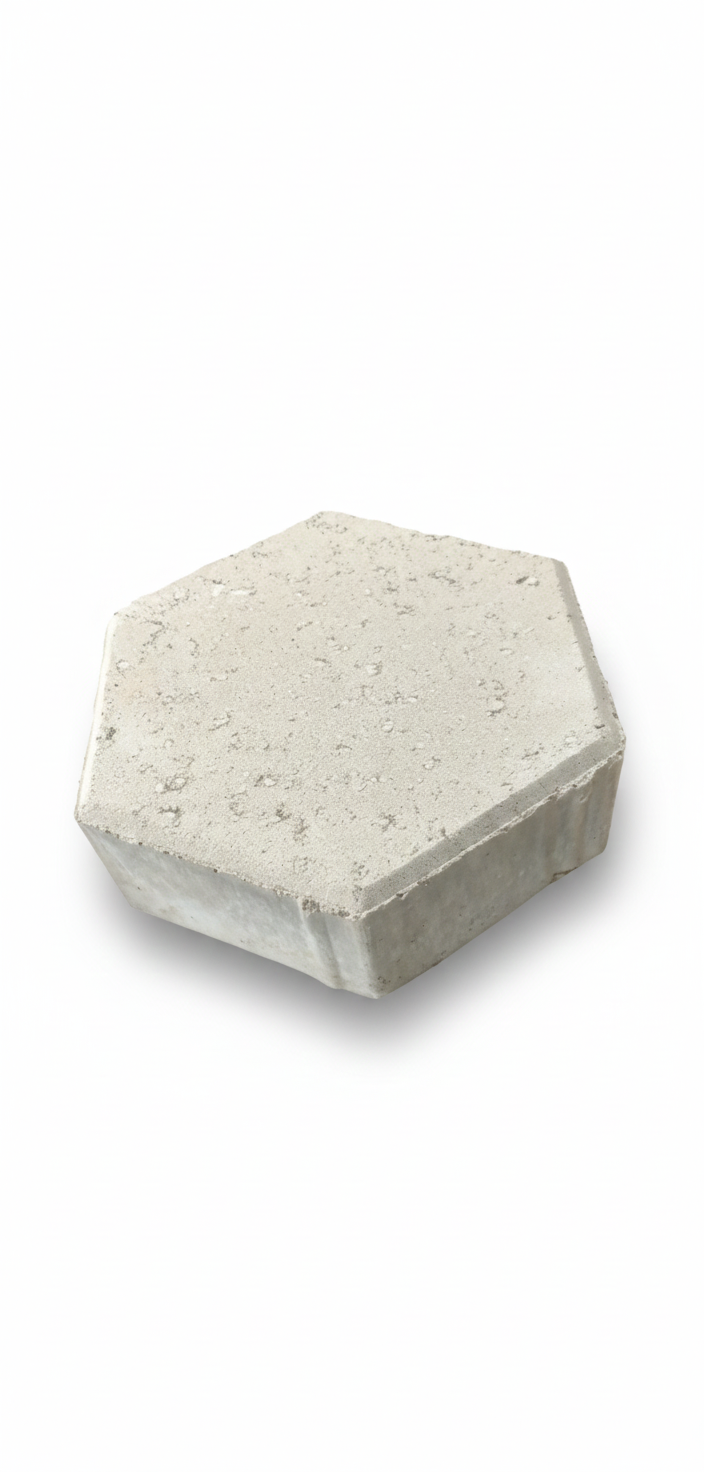 Adoquín hexagonal 25 × 08 cm